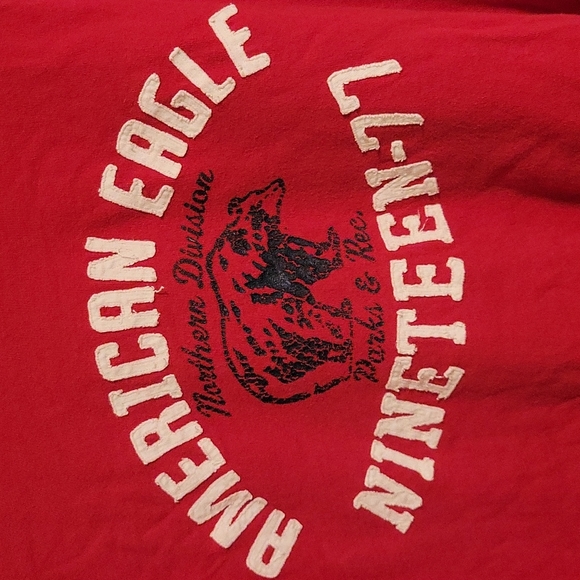 SALE! Vintage American Eagle Long Sleeve T-Shirt - Parks and Rec - Picture 2 of 5